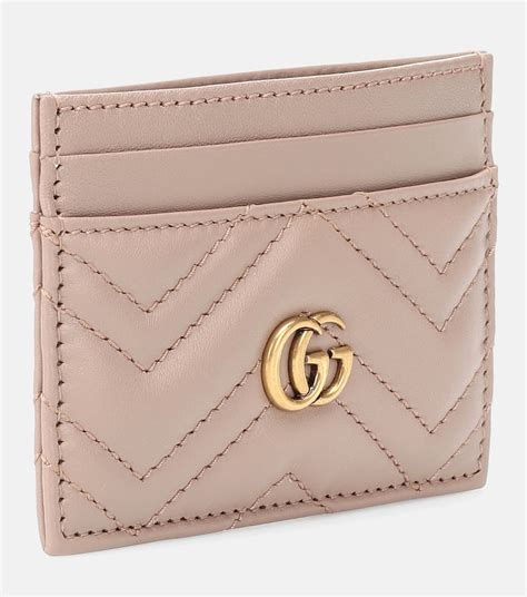 pink gucci marmont cardholder|Gucci card holder mr porter.